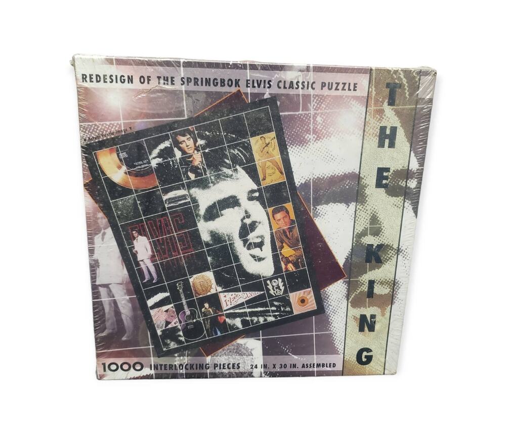 Elvis THE KING Redesign of the Springbok Classic Puzzle 1000 Pieces By Hallmark
